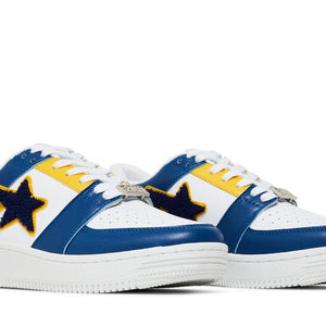 A Bathing Ape Bape Sta Low Patched Navy