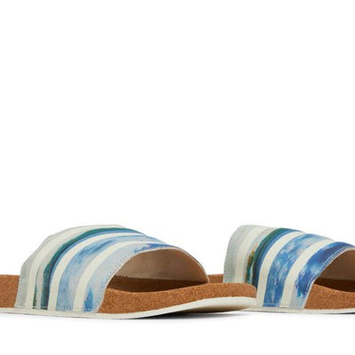 adidas Adilette Cork Slides Off White
