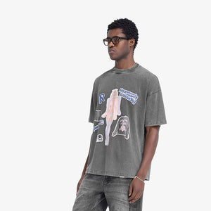 REPRESENT | QUESTION YOUR INNOCENCE T-SHIRT { VINTAGE GREY