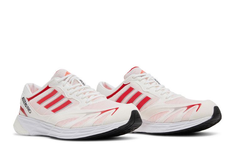 adidas Adizero Pro V1 DNA Cloud White Vivid Red