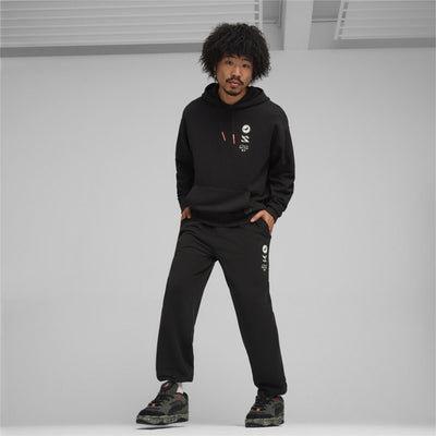 Puma | x STAPLE HODDIE  { BLACK