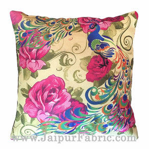 Jute Cushion Cover Digital Print Jungle