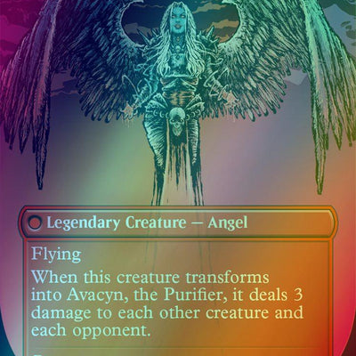 Archangel Avacyn // Avacyn, the Purifier [1156] [Borderless] [From Cute to Brute] [Secret Lair Drop] [Foil]