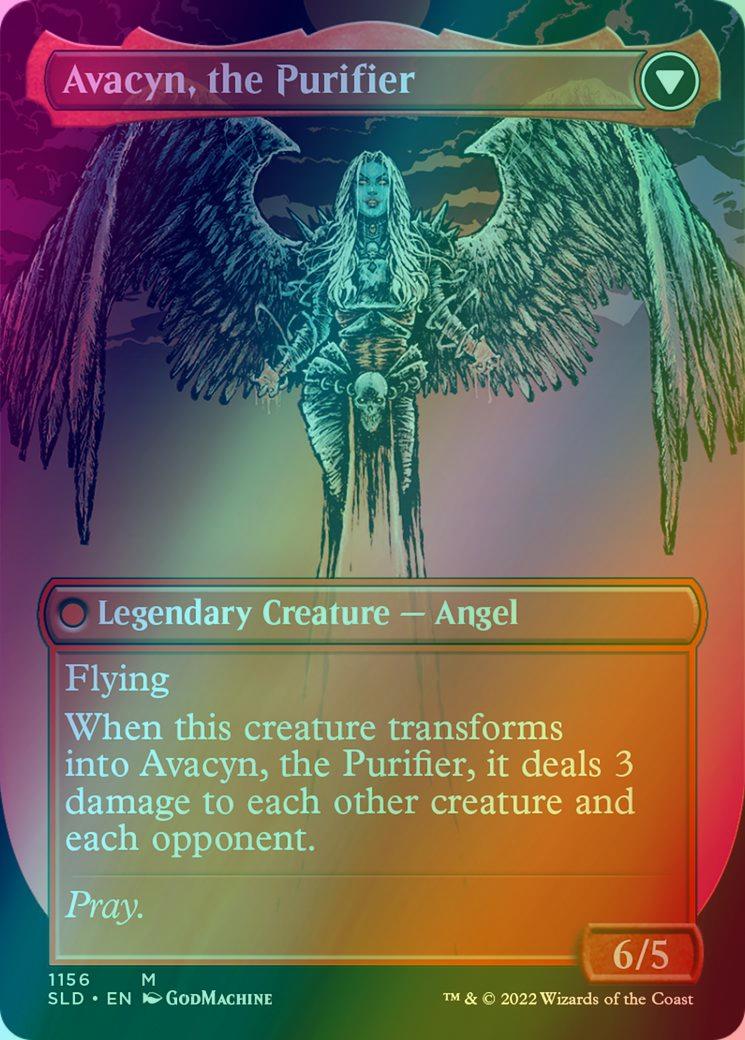 Archangel Avacyn // Avacyn, the Purifier [1156] [Borderless] [From Cute to Brute] [Secret Lair Drop] [Foil]