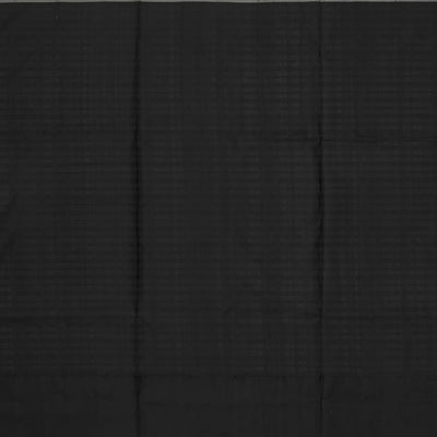 Cream Handloom Soft Silk Saree With Stripes & Contrast Black Border