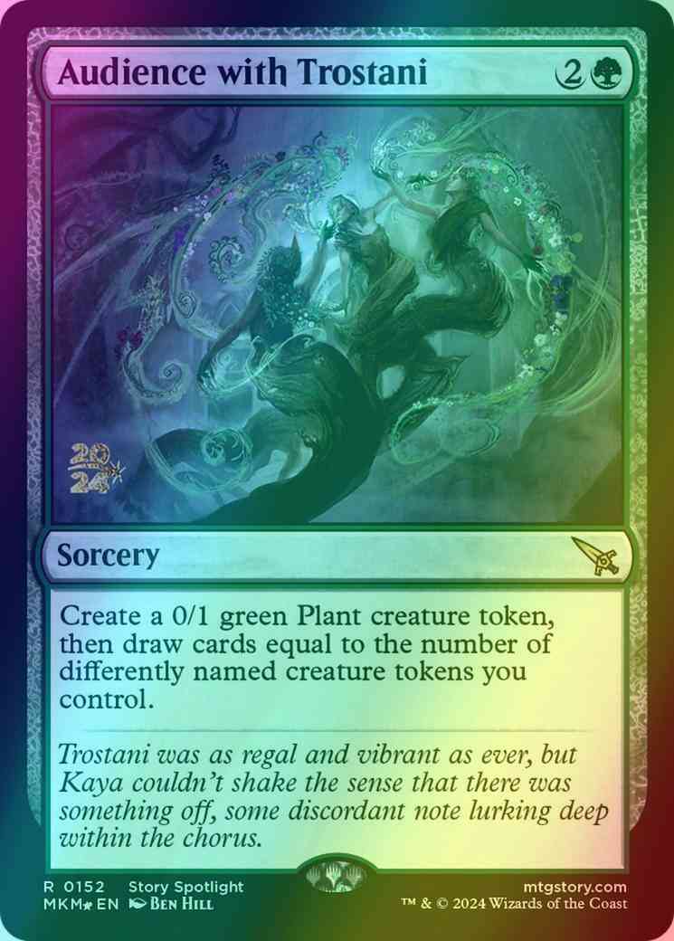 Audience with Trostani [152s] [Prerelease] [Murders at Karlov Manor: Promos] [Foil]