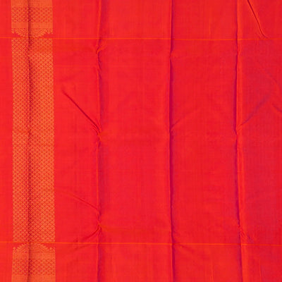 Mint Green Handloom Kanchipuram Korvai Silk Saree With Zari Stripes