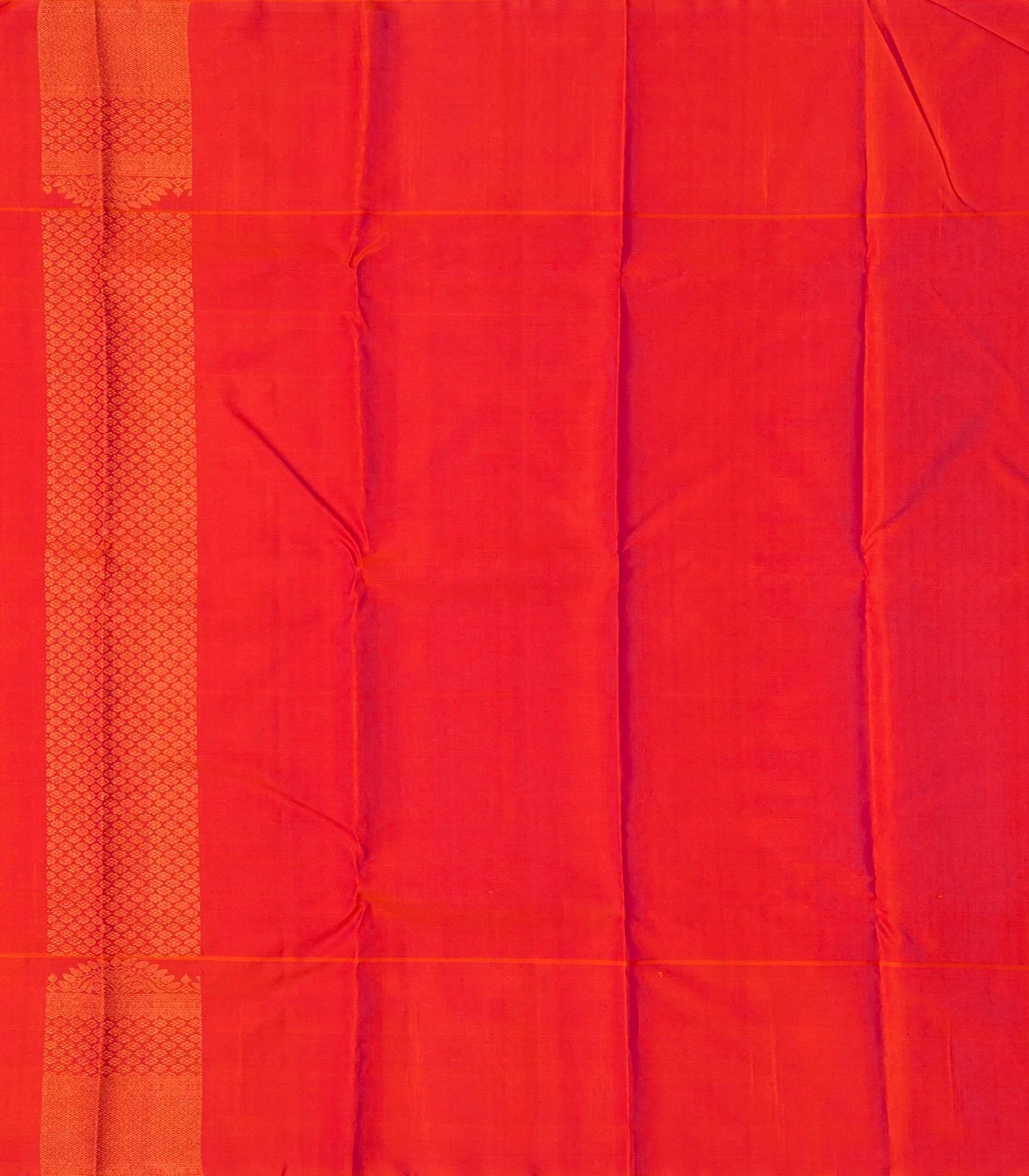 Mint Green Handloom Kanchipuram Korvai Silk Saree With Zari Stripes