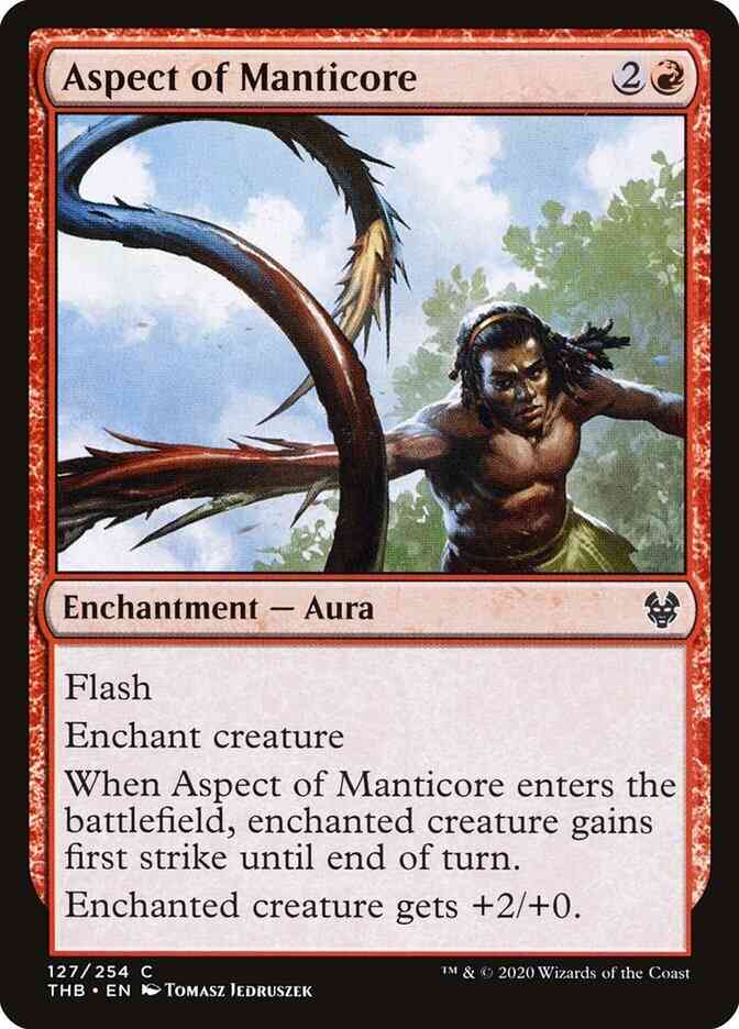 Aspect of Manticore [127] [Theros Beyond Death] [Non-Foil]