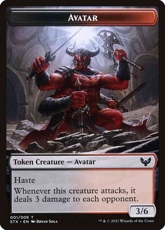 Avatar Token [01] [Strixhaven School of Mages Tokens] [Non-Foil]