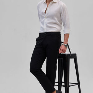 Black Slim Fit Trousers