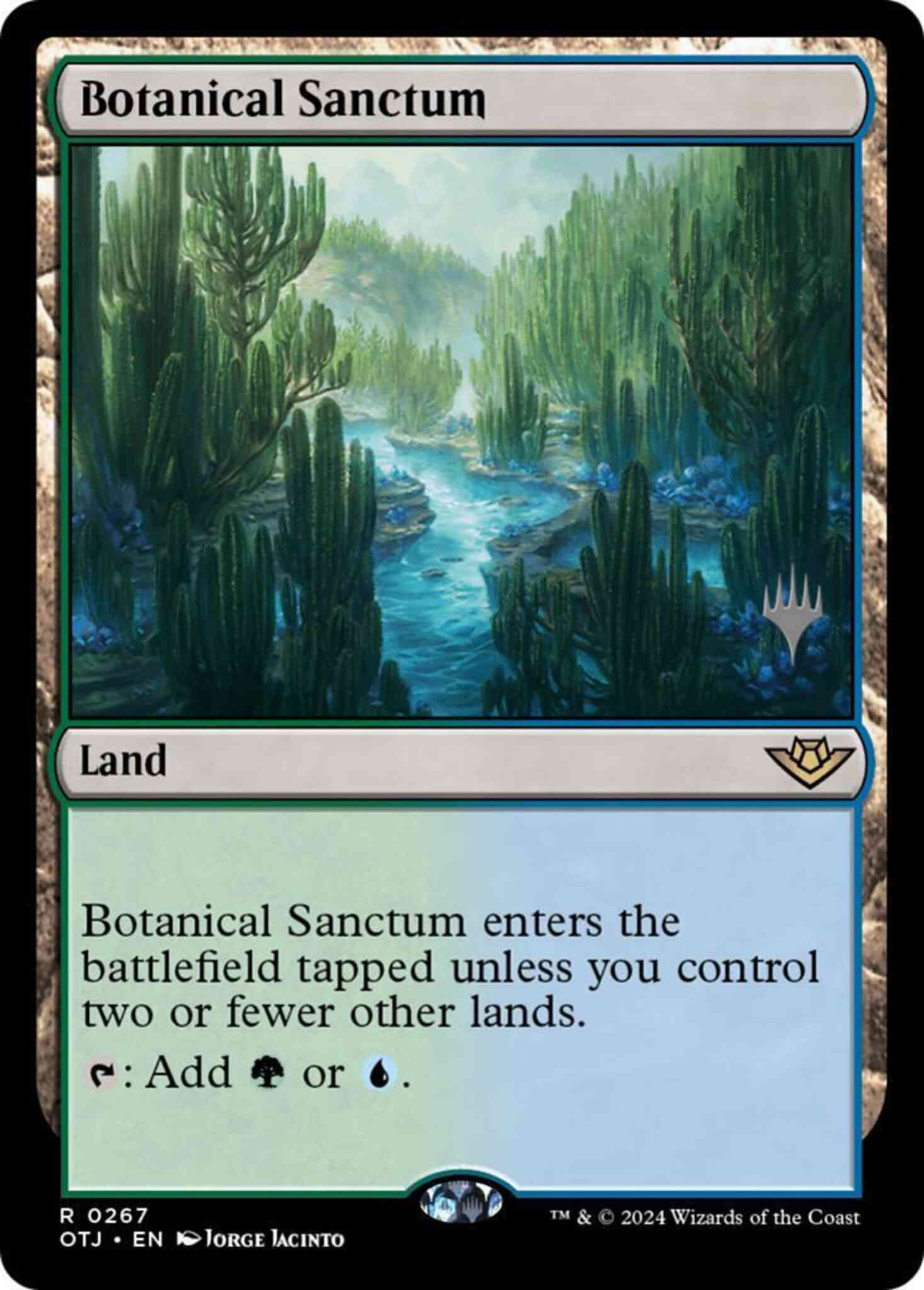 Botanical Sanctum [267p] [Promo Pack] [Outlaws of Thunder Junction: Promos] [Non-Foil]