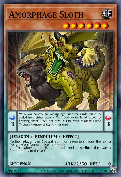 Amorphage Sloth - SHVI-EN030 - Secret Rare - Unlimited