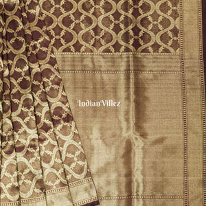 Janhvi Kapoor Inspired Pure Designer Katan Banarasi Saree