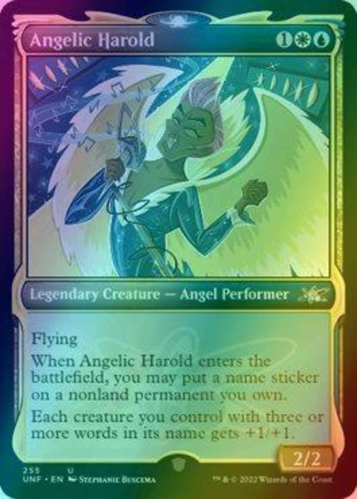 Angelic Harold [255] [Showcase Cards of Tomorrow] [Unfinity] [Foil]