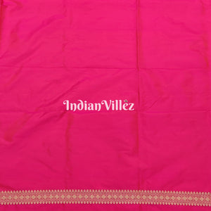 Pista Green Designer Banarasi Katan Silk Saree with Intricate Meenakari Tanchoi Weaving