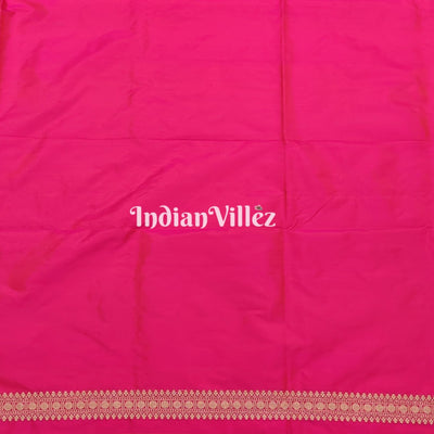 Pista Green Designer Banarasi Katan Silk Saree with Intricate Meenakari Tanchoi Weaving