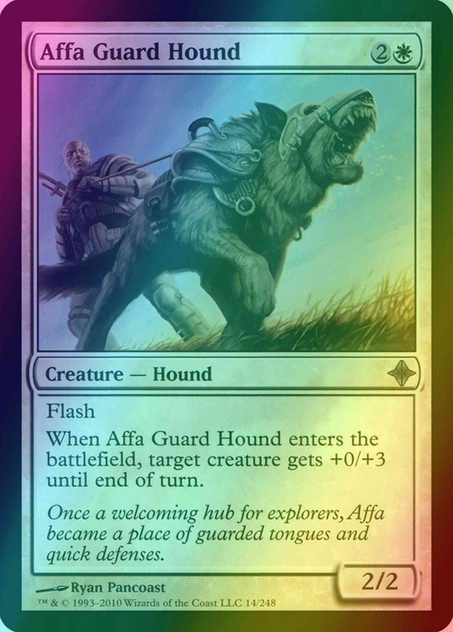 Affa Guard Hound [14] [Rise Of The Eldrazi] [Foil]