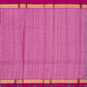 Turquoise  Handloom Chirala Silk Cotton Saree With Checks