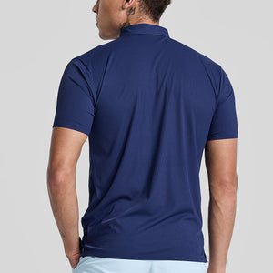 Dark Blue Stitchless Polo T-Shirt