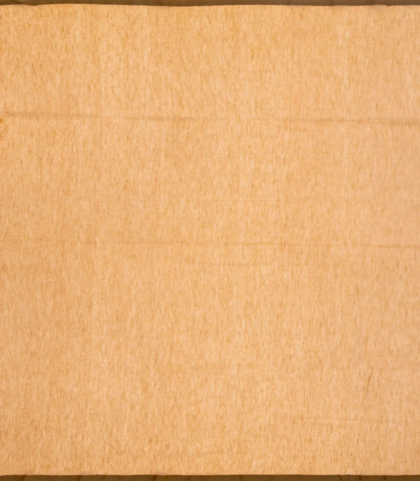 Sandal Woven Bengal Cotton Saree With Floral Motifs