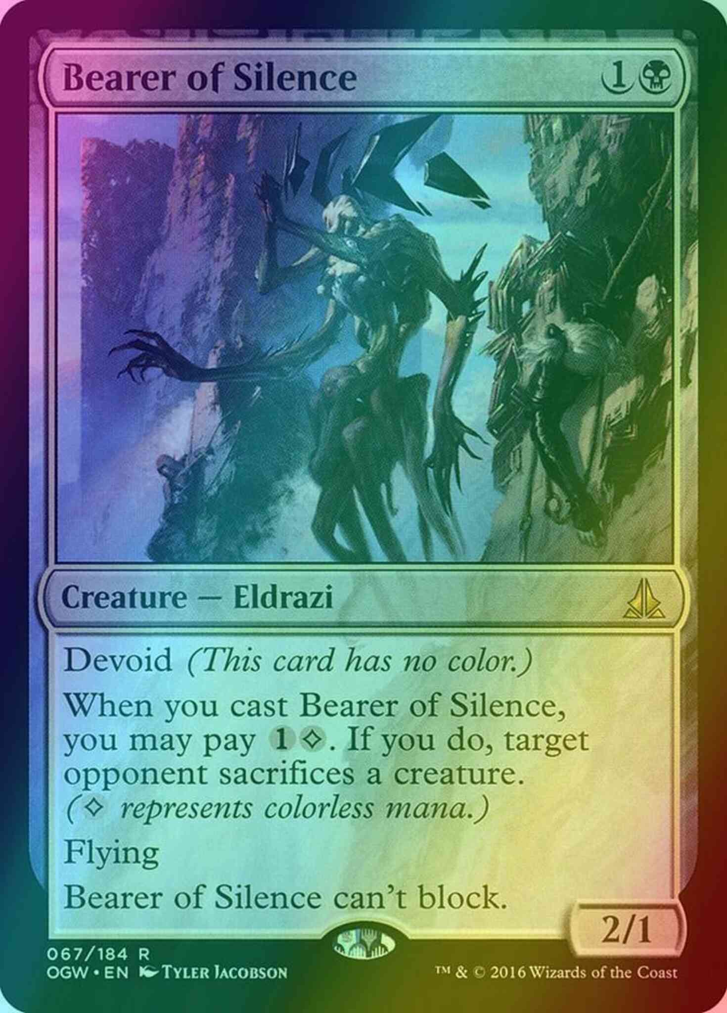 Bearer of Silence [67] [Oath of the Gatewatch] [Foil]
