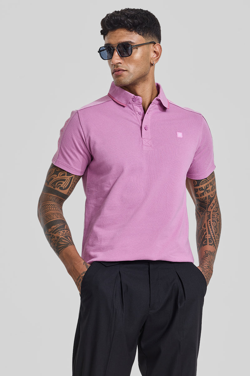 Believe Pink Polo T-Shirt