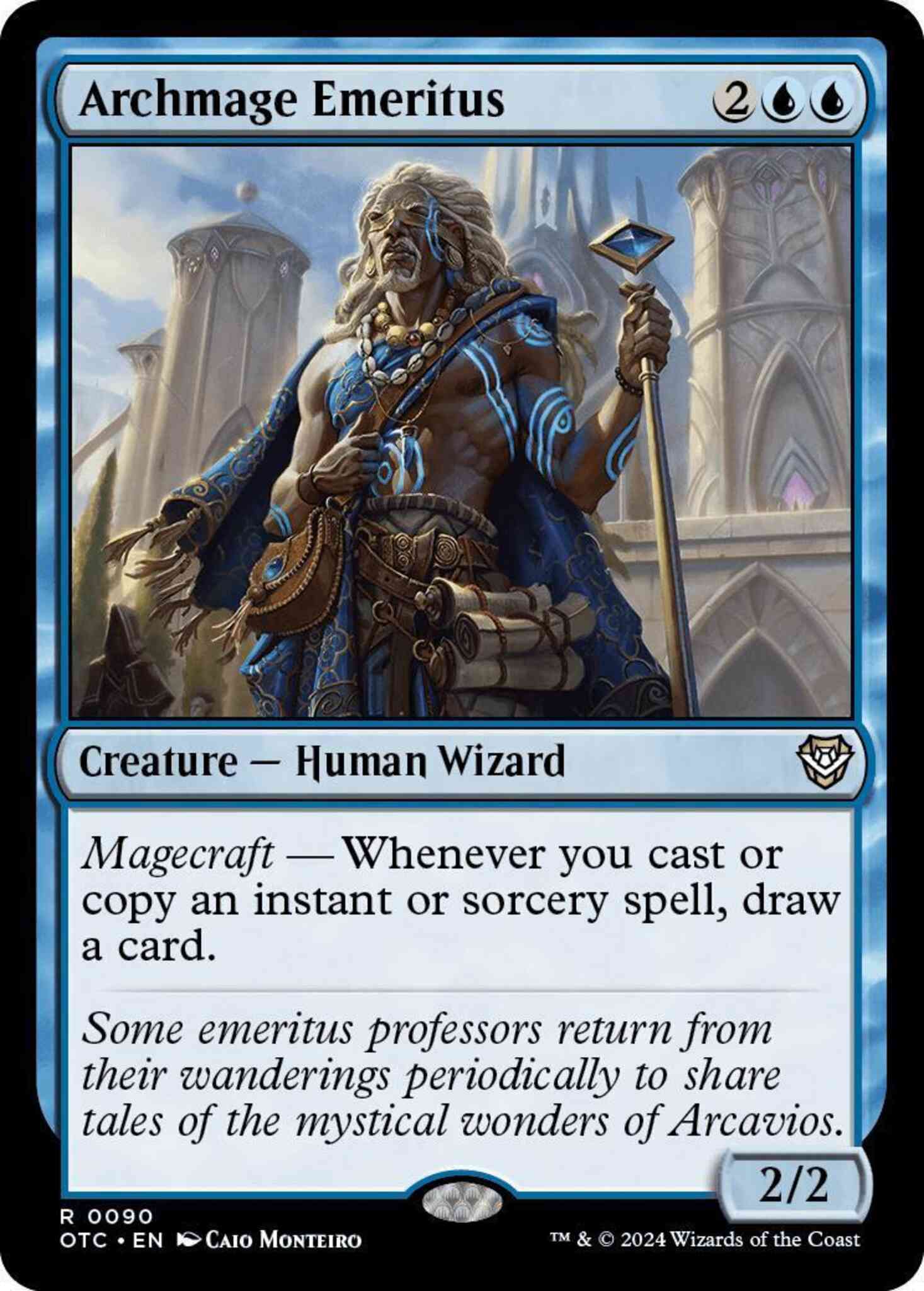 Archmage Emeritus [90] [Outlaws of Thunder Junction: Commander] [Non-Foil]
