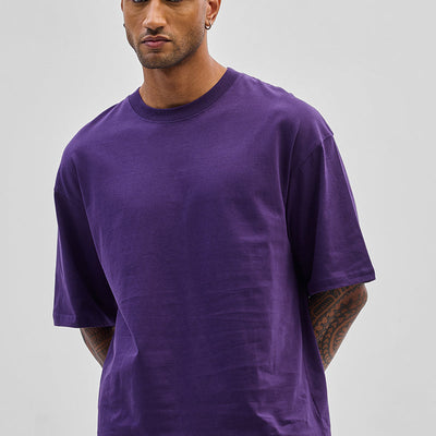 Soul Purple Oversized Fit T-Shirt