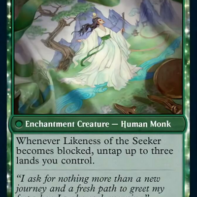 Azusa's Many Journeys // Likeness of the Seeker [172] [Kamigawa: Neon Dynasty] [Non-Foil]