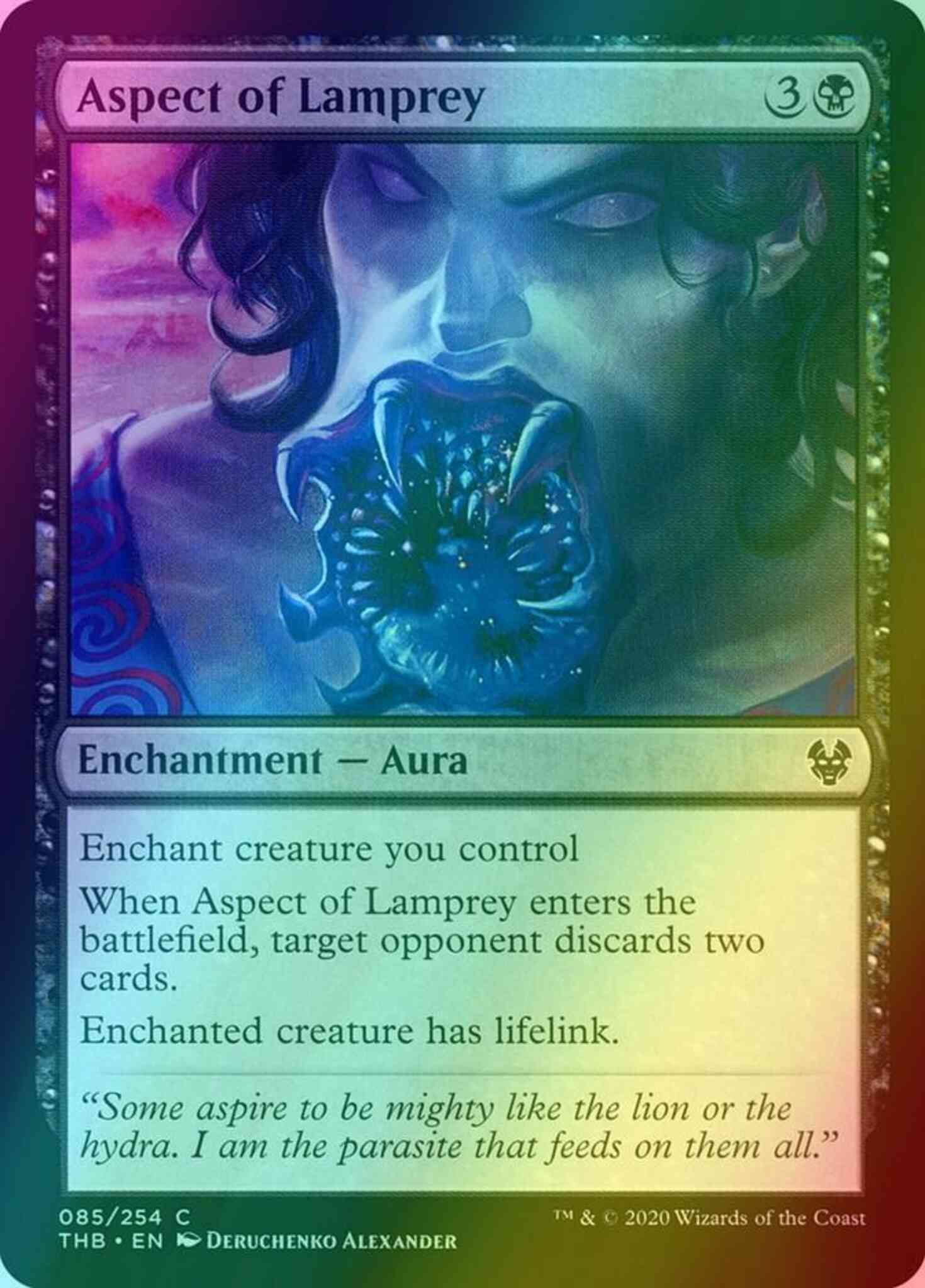 Aspect of Lamprey [85] [Theros Beyond Death] [Foil]
