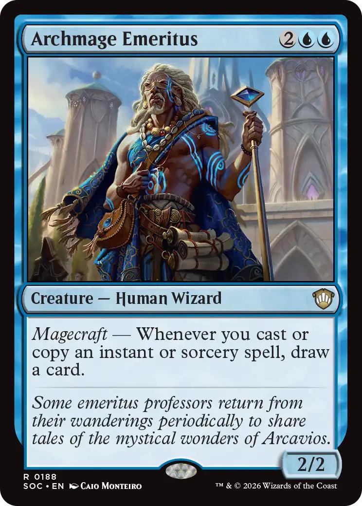 Archmage Emeritus [188] [Secrets of Strixhaven: Commander] [Non-Foil]