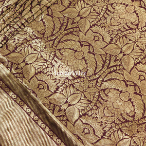 Janhvi Kapoor Inspired Pure Designer Katan Banarasi Saree