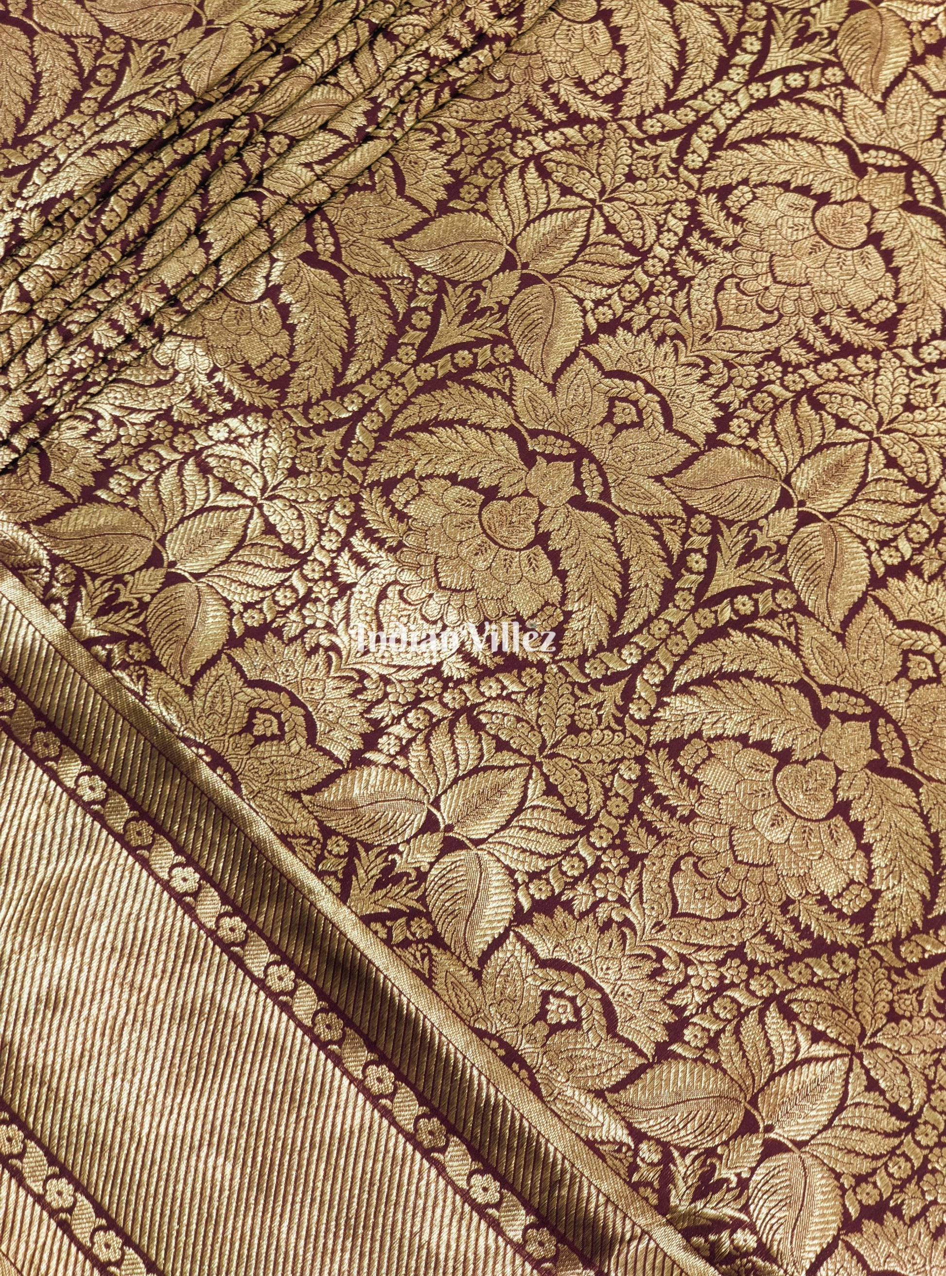 Janhvi Kapoor Inspired Pure Designer Katan Banarasi Saree