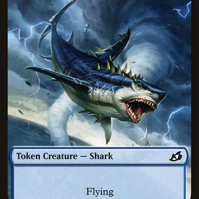 Angel Warrior Token (01) // Shark Token (07) [ZNR/IKO Set Symbol] [Challenger Deck 2021 Tokens] [Non-Foil]
