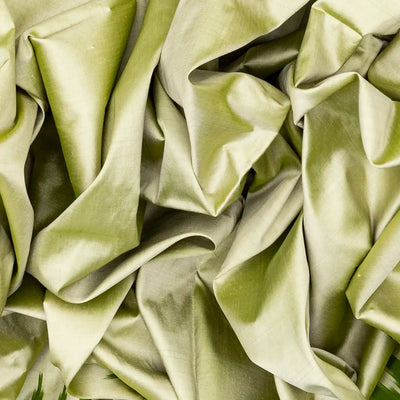 Light Green Handloom Ikat Silk Saree With Contrast Green Border