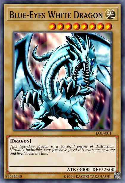 Blue-Eyes White Dragon - SKE-001 - Super Rare - 1st Edition