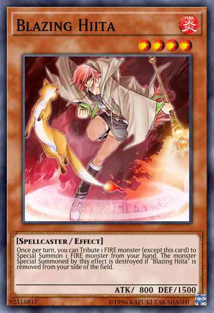 Blazing Hiita - DR04-EN208 - Common - Unlimited