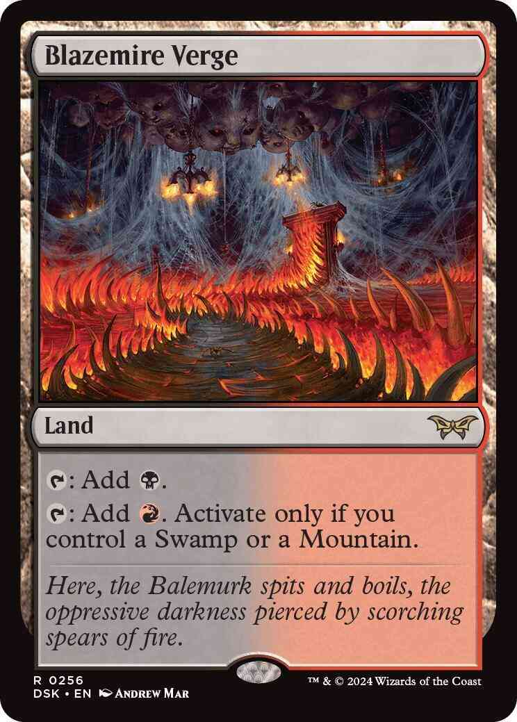 Blazemire Verge [256] [Duskmourn: House of Horror] [Non-Foil]