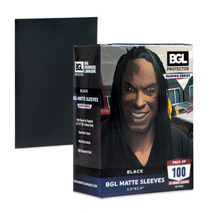 BGL Matte Sleeves - Standard Size - 120ct - Black