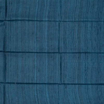 Taupe Handloom Tussar Silk Saree With Printed Floral Motifs