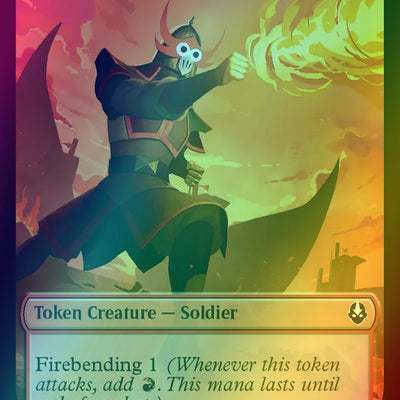 Ballistic Boulder Token (13) // Soldier Token (11) [Avatar: The Last Airbender: Tokens] [Foil]