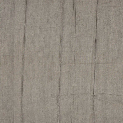 Grey Handloom Rasipuram Cotton Saree With Checks