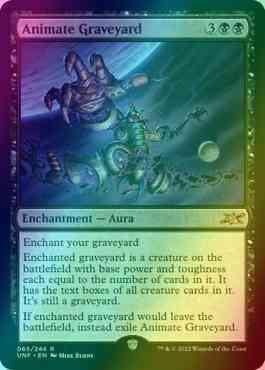 Animate Graveyard [65] [Unfinity] [Foil]