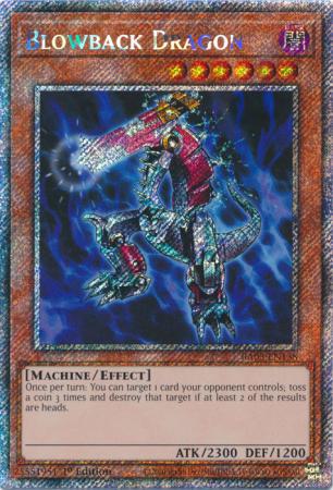 Blowback Dragon - RA03-EN138 - Platinum Secret Rare - 1st Edition