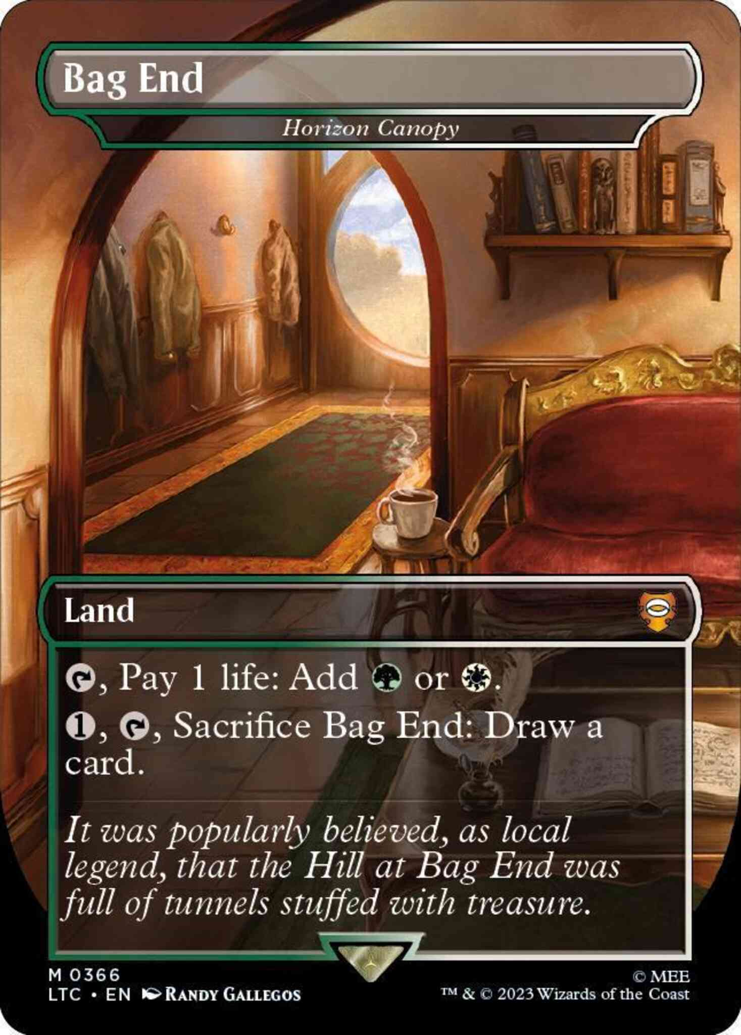 Bag End - Horizon Canopy [366] [Borderless] [Realms and Relics] [The Lord of the Rings: Tales of Middle-earth: Commander] [Non-Foil]