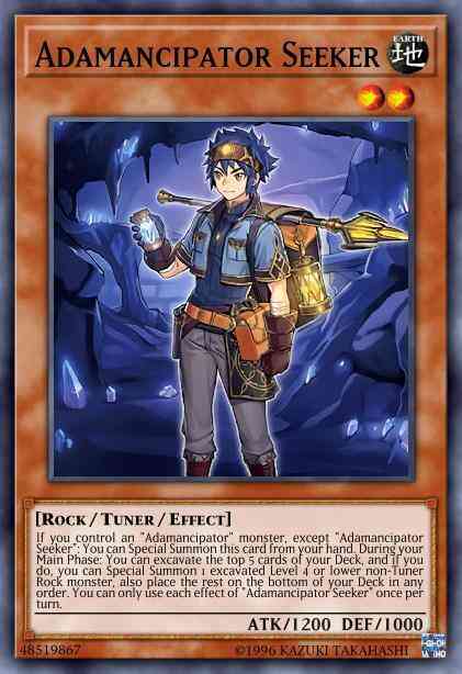 Adamancipator Seeker - SESL-EN001 - Secret Rare - 1st Edition