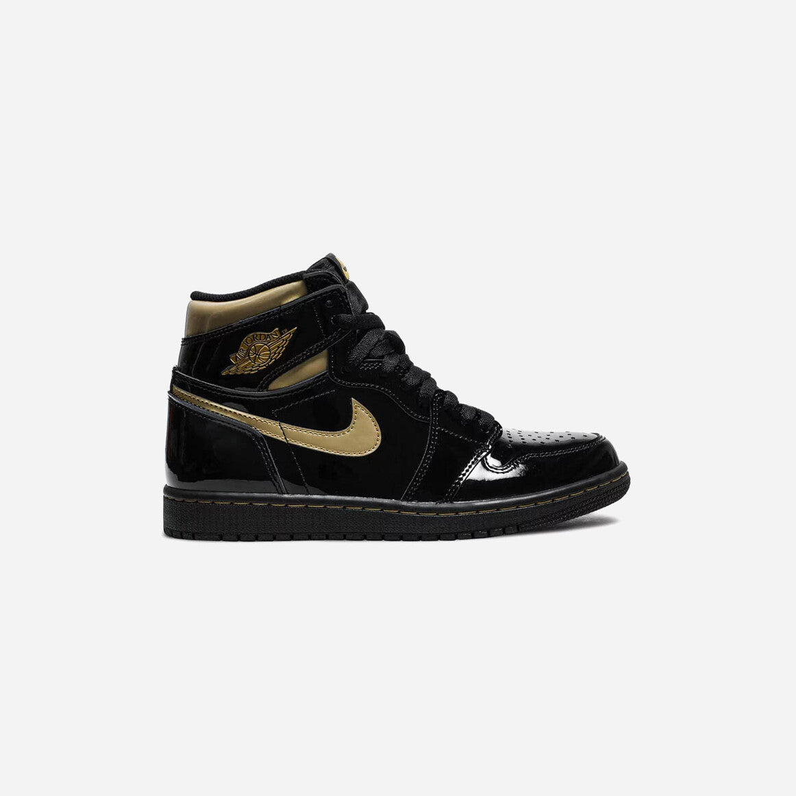Nike Air Jordan 1 Retro High Black Metallic Gold