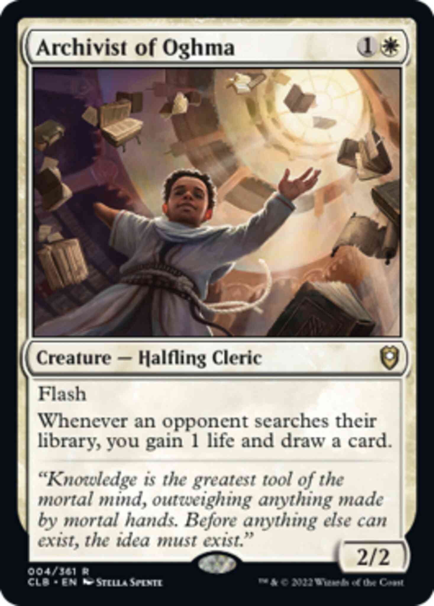 Archivist of Oghma [4] [Commander Legends: Battle for Baldur's Gate] [Non-Foil]