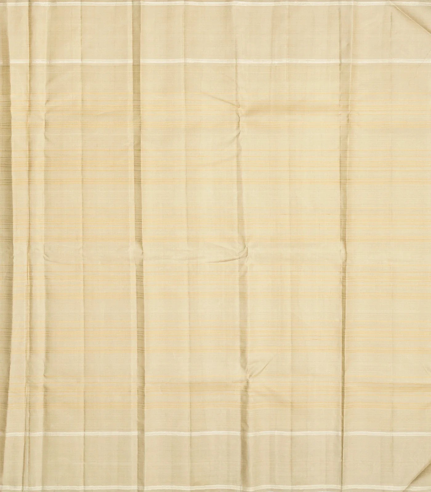 Black Handloom Kanchipuram Korvai Silk Saree With Stripes